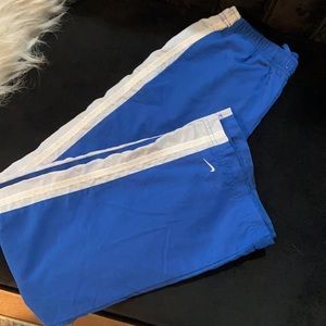 Blue Nike Track Pants